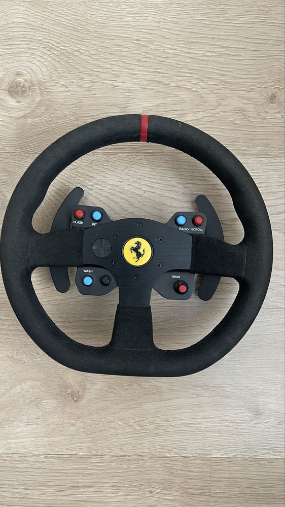 Продам thrustmaster t300 ferrari alcantara edition + руль Omp