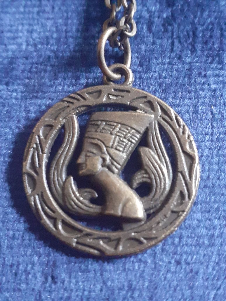 Medalhas Corrente Coleção Egípto pingente Horus Anubis Faraó Nefertiti