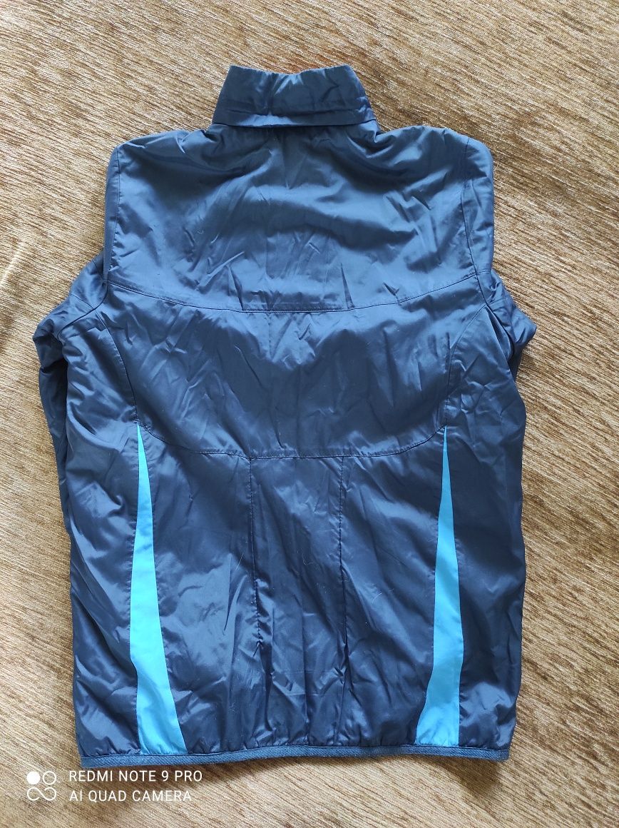 Adidas демисезонная куртка на флисе ветровка 13-14лет (164) в идеале