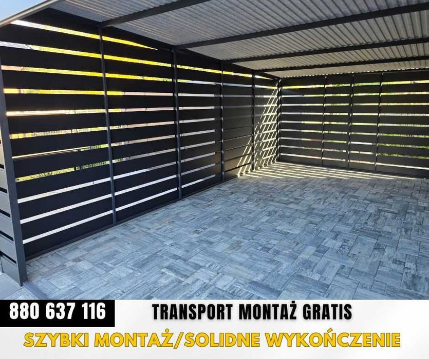 Wiata samochodowa,Garaż Blaszany, Hala, Pomieszczenie Gospodarcze