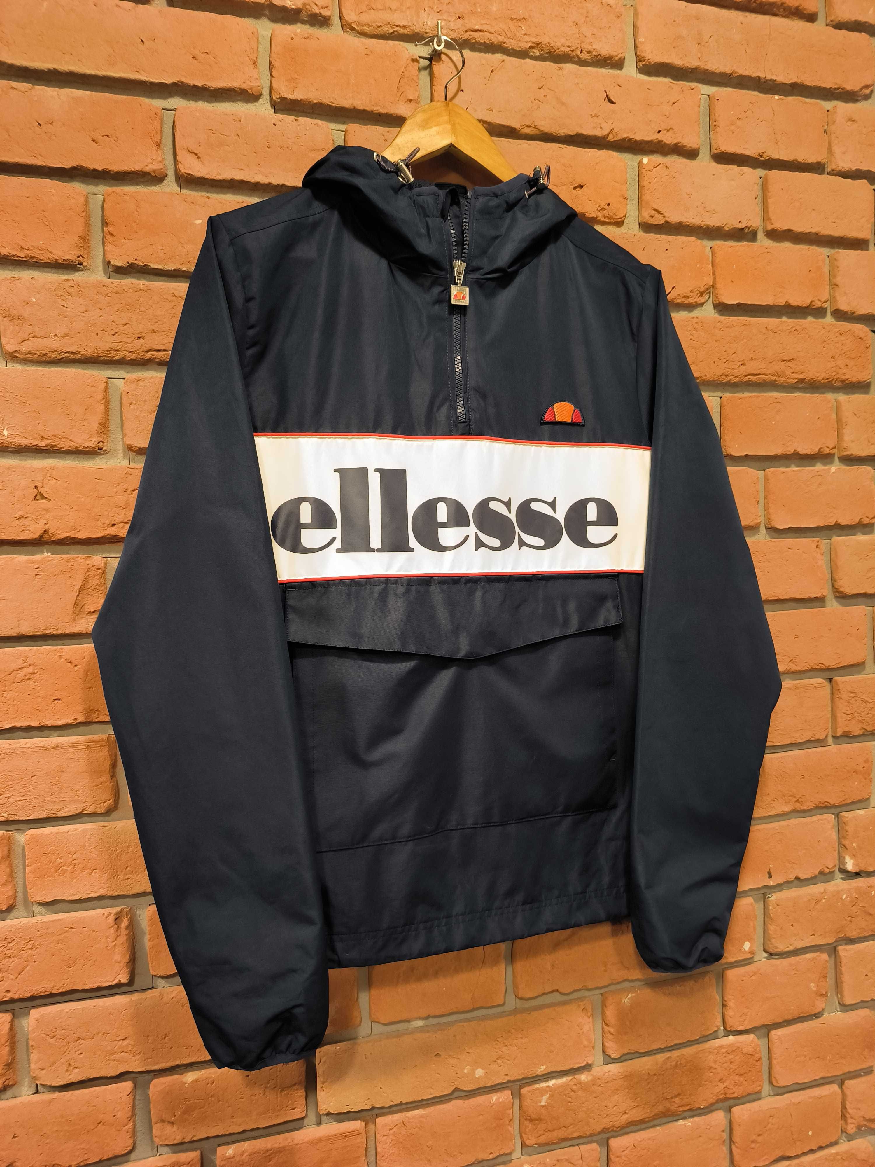 Kurtka Wiatrówka Anorak Ellesse Duże Logo Męska