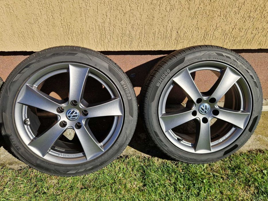 Felgi Dezent 17" 5x112 opony zimowe stan jak nowy