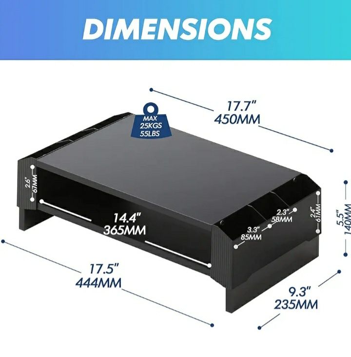 Podstawka pod monitor ,organizer na biurko Fitueyes