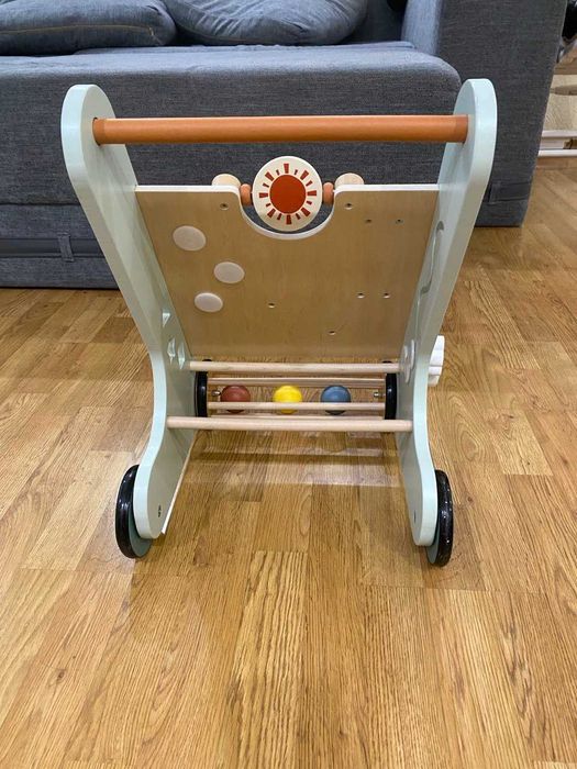 Дитячі ходунки-каталка SMIKI. Дерев'яна розвиваюча іграшка малюкам