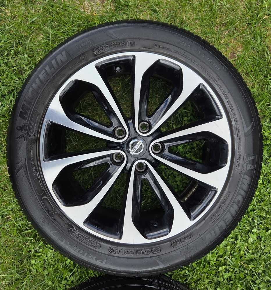 Koła, opony, komplet, alufelgi, felgi aluminiowe 18' Nissan Qashqai
