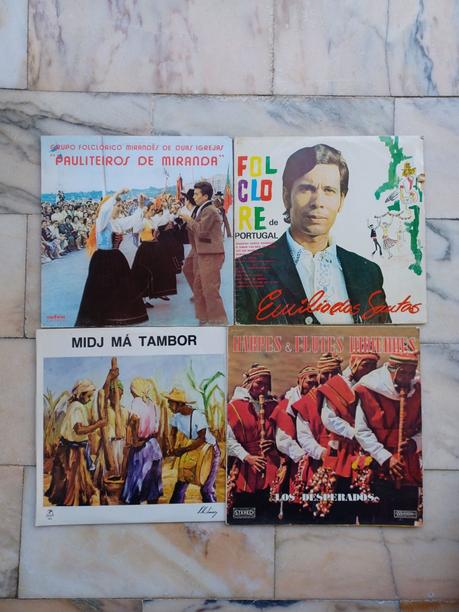 Discos de Vinil - LP Musica Popular e Folclore e Padre Fanhais.