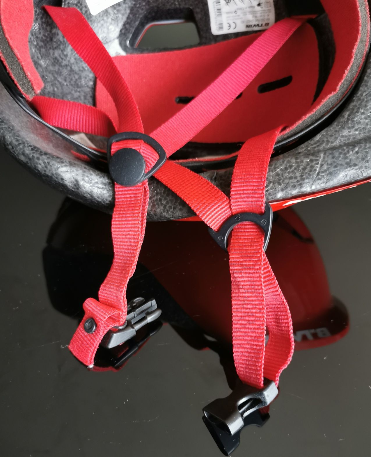 Capacete criança vermelho XS