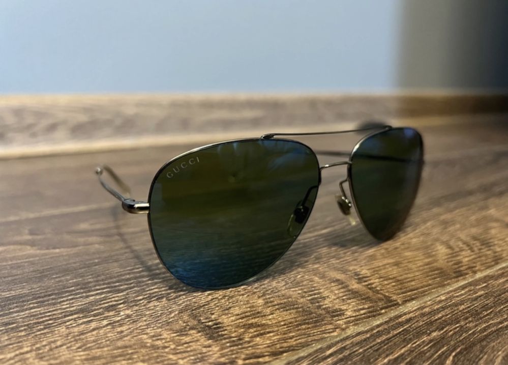 Okulary przeciwsłoneczne Gucci GG2245/S 6LBHZ Aviator