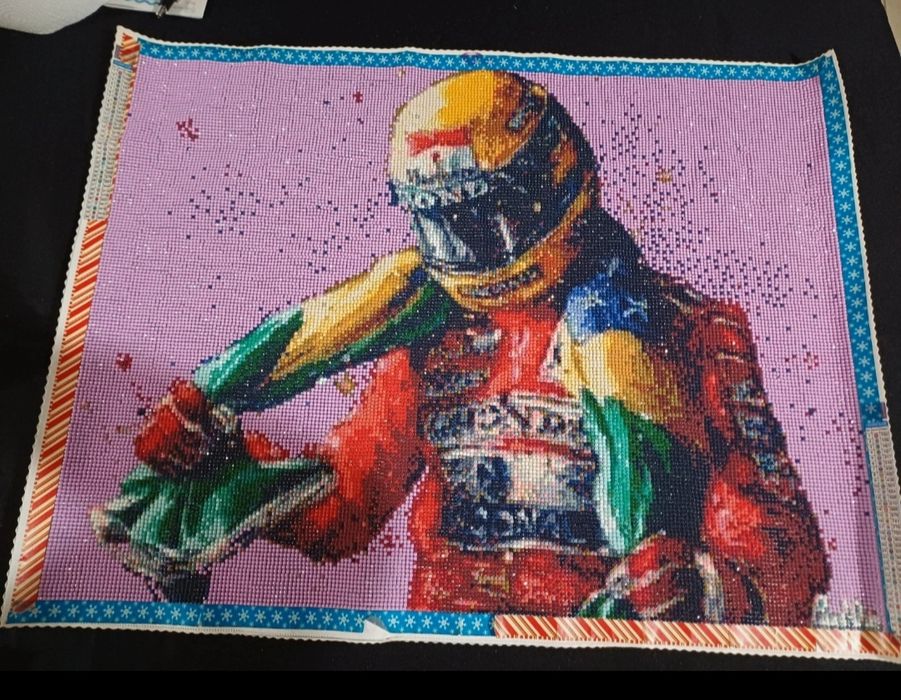 Telas feitas em Diamond Painting