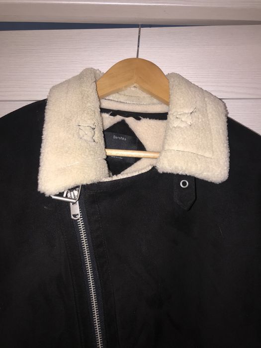 Пилот дубленка Bershka