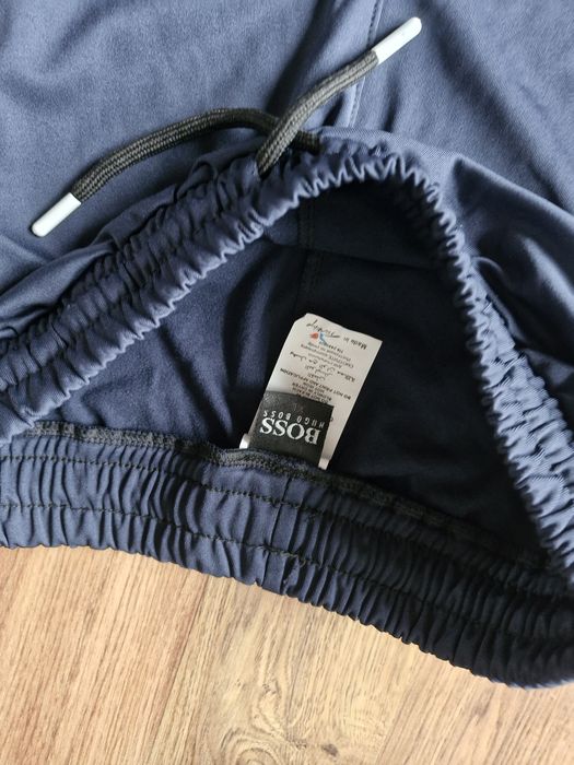 Męski spodnie dresowe granat ciepłe bo ss xl l nowe prezent