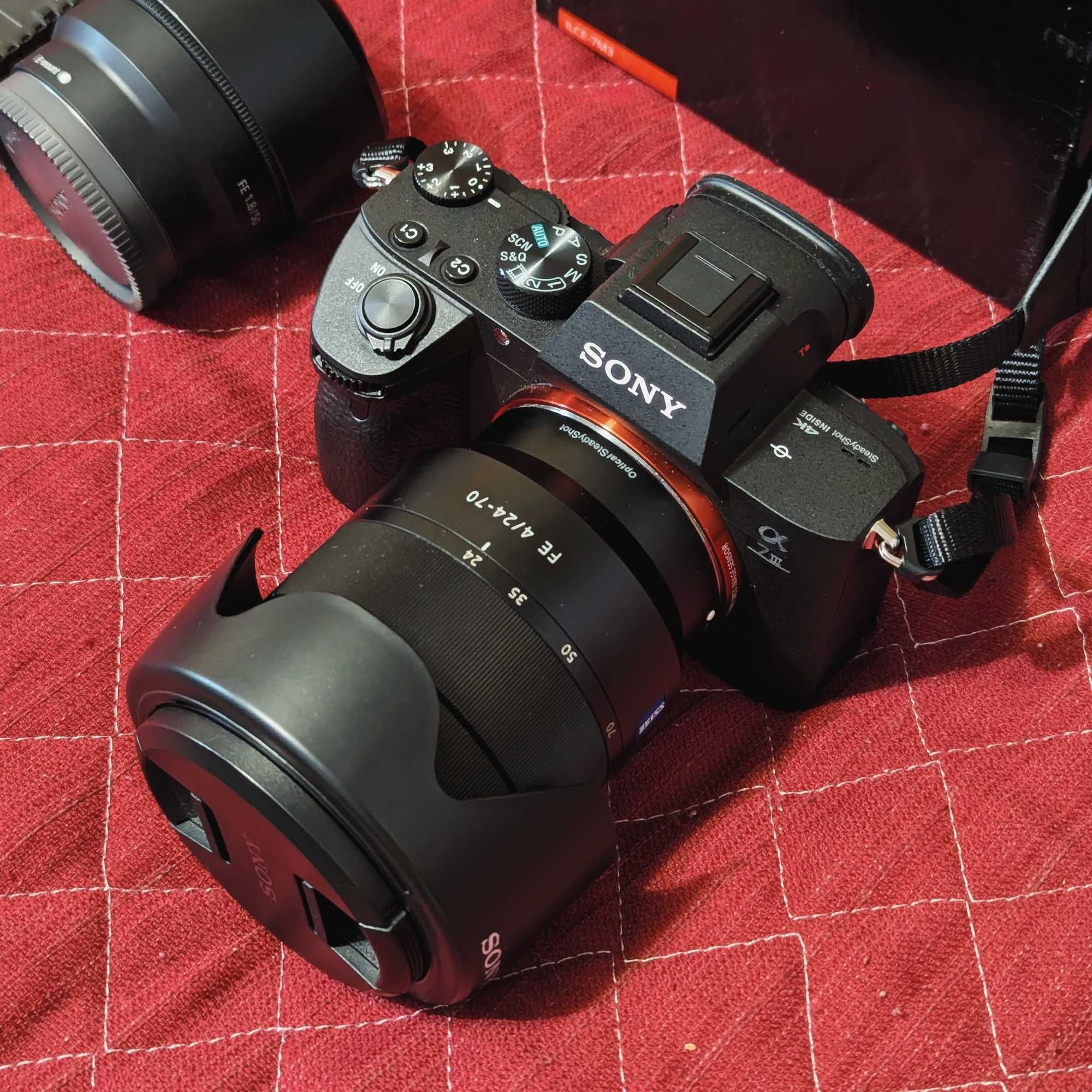 Sony 24-70 ZEISS f4 + Sony FE 50mm F1.8