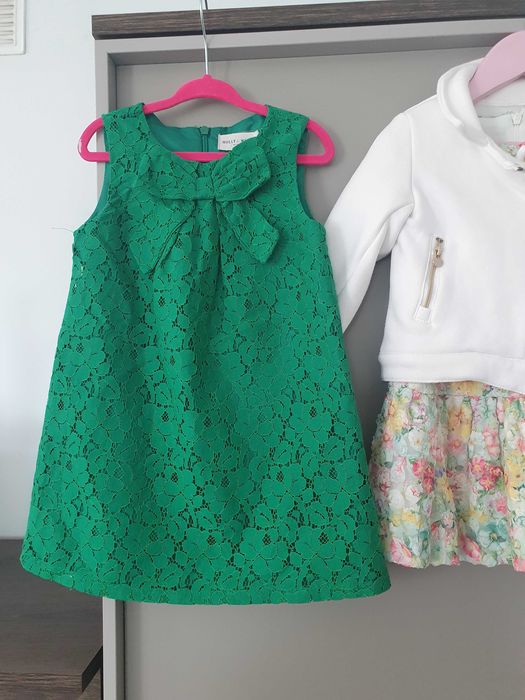 Mayoral. Zara, DKNY zestaw firmowych ubranek po dziewczynce r.  92