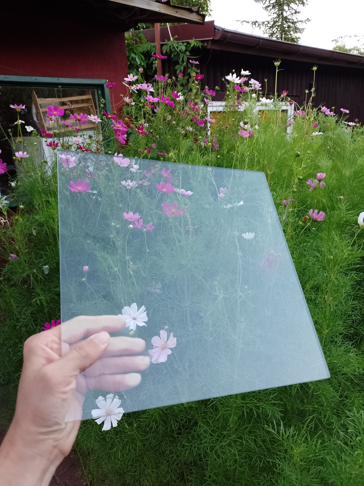 Szyba szkło szklana półka bezbarwny panel 30x 30 cm kwadrat