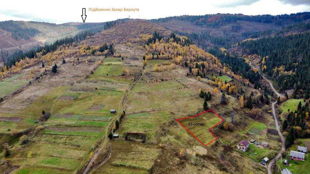 Прод земельна ділянка в карпатах