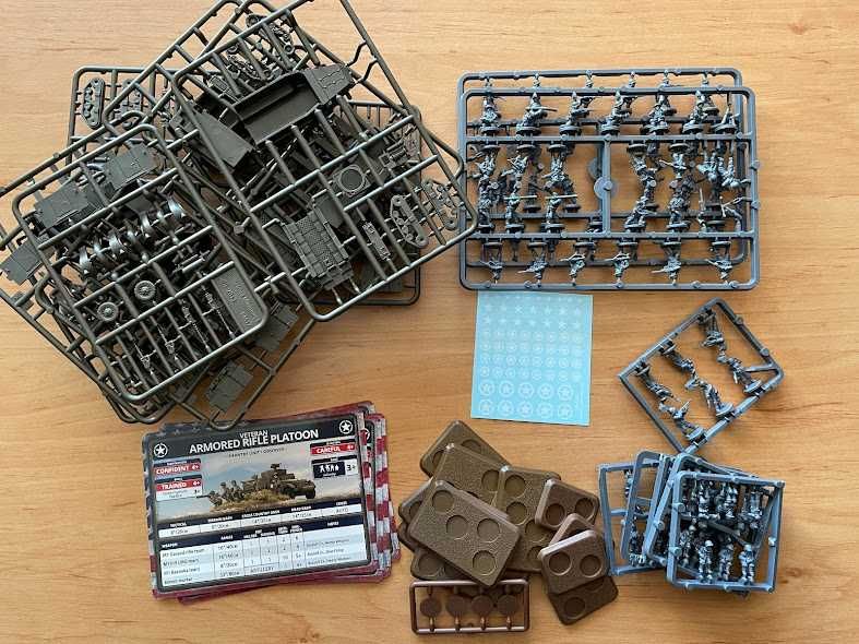 FoW - Armoured Rifle Platoon (Plastic) (UBX75)