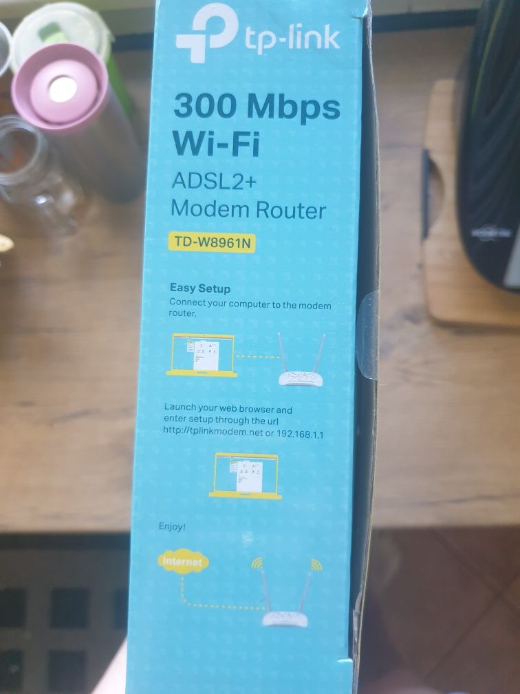 Router WiFi ADSL2+ nowy nigdy nie używany