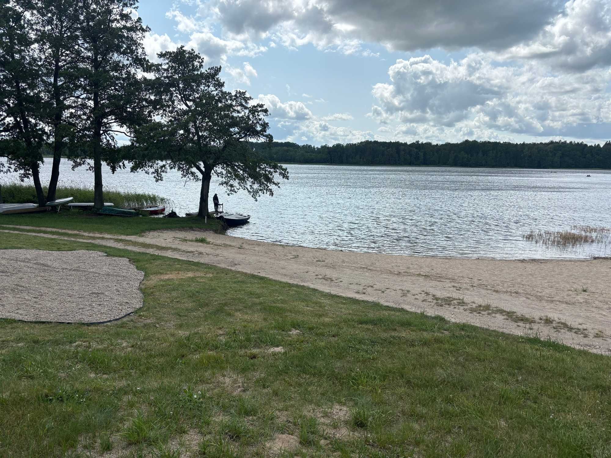 Od 29.07 domek nad jeziorem Wersminia Mazury plaża łowisko las