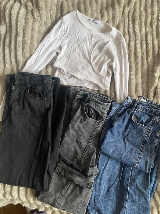 кофта та 3 пари джинс
