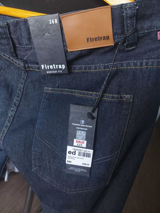 Джинсы Firetrap jeans United Kingdom w36 dark navy.