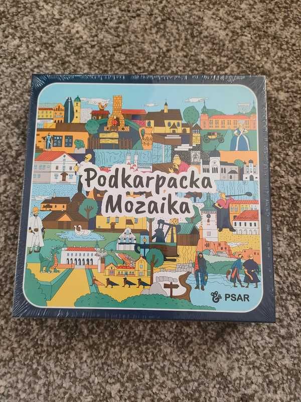 6 zestawów puzzli +1000 elementów oraz nowa gra podkarpacka mozaika