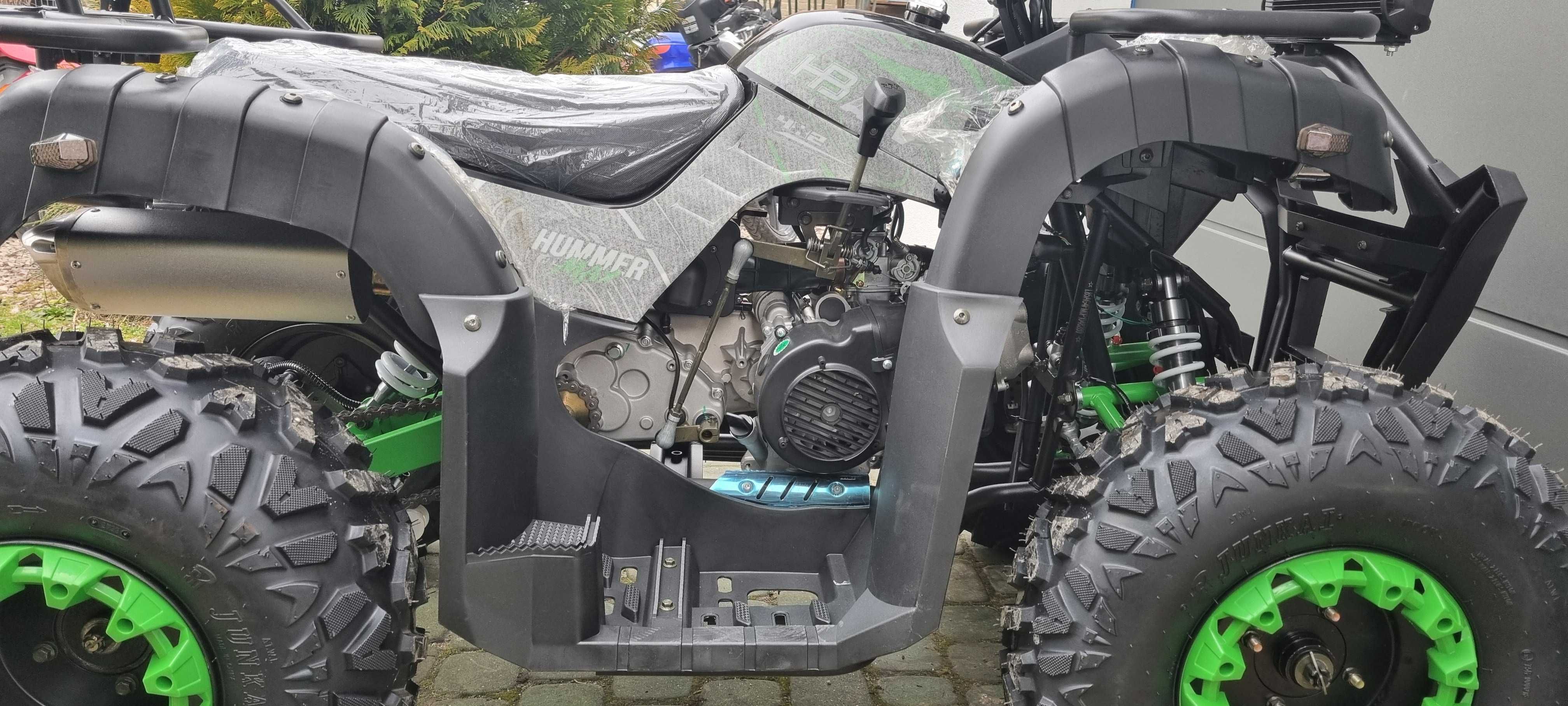 Quad ATV 200A HUMMER MAX KOŁO 10" Czarno Zielony