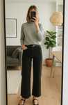 Szary golf oversize