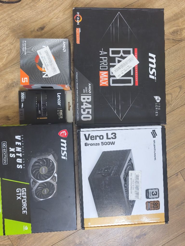 Wydajny komputer gamingowy: GTX 1660 super, Ryzen 5 3600, Windows 11