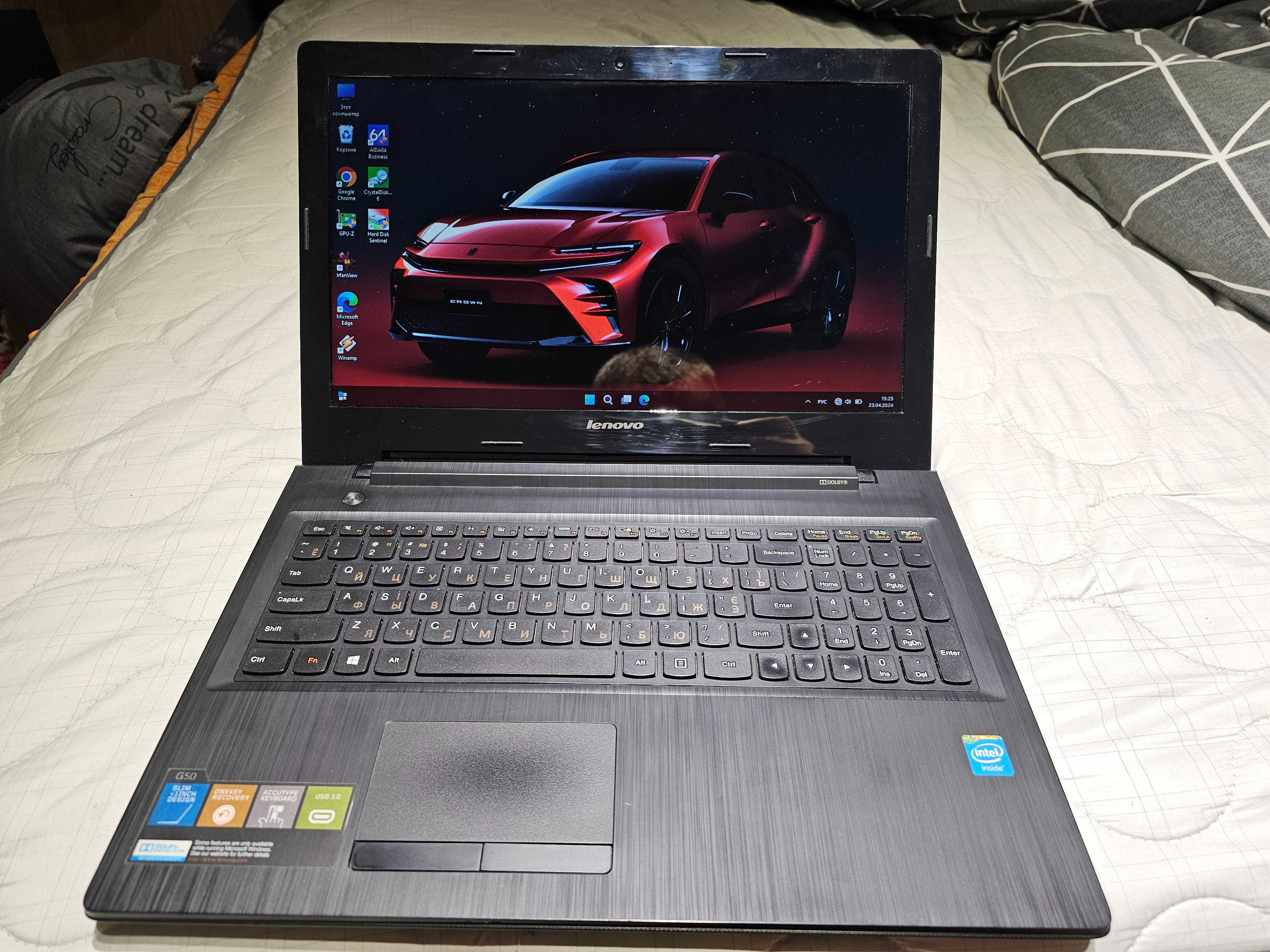 Lenovo G50-30/ 15.6 LED slim/ Intel N2830/4gb ddr3/ SSD/ Intel HD 2 GB