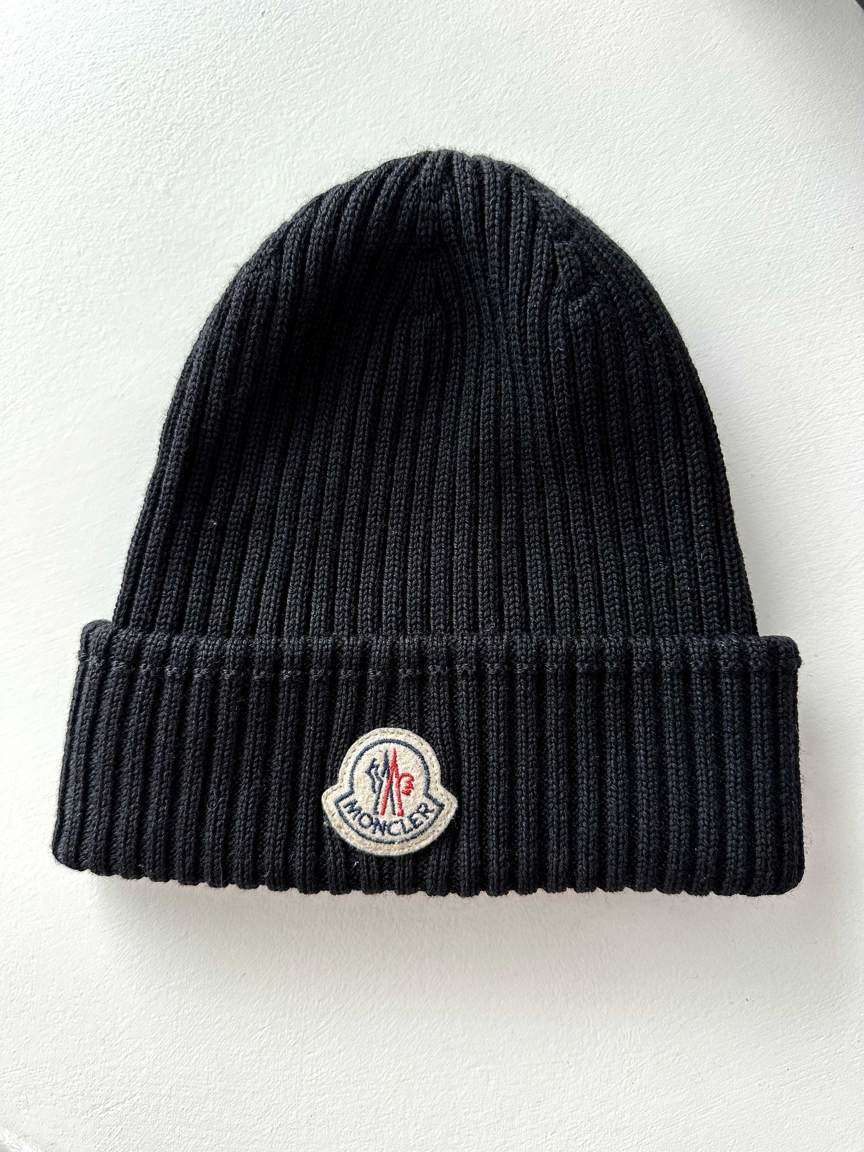 Czapka Moncler Czarna