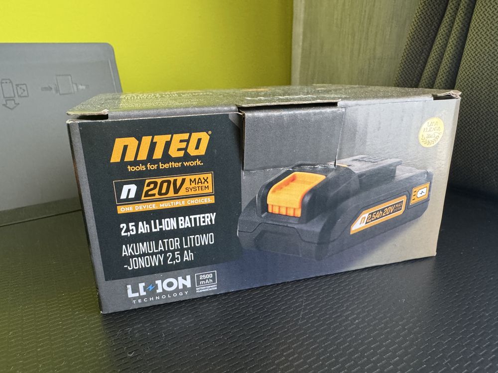 Akumulator Li-Ion Niteo Tools 20 V 2,5 Ah nowy
