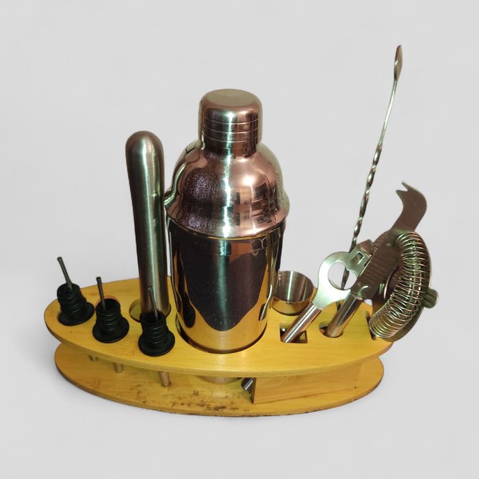 Набор бармена с подставкой. 10 предметов.