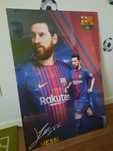 MESSI obraz plakat + antyrama 85cmx60cm