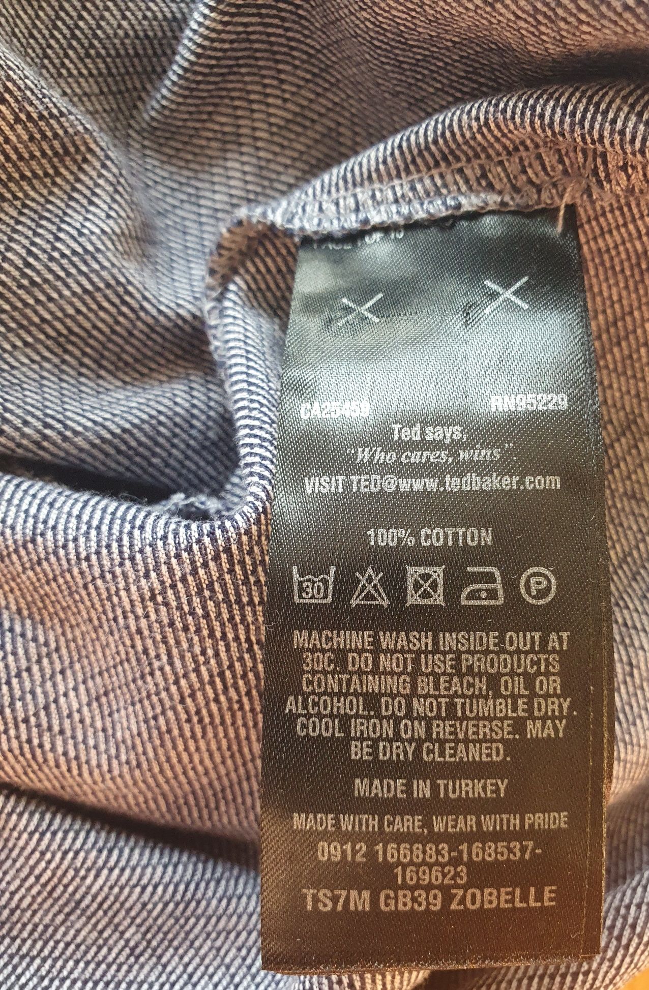 Koszulka polo w jodełkę. Ted Baker, r. L/XL