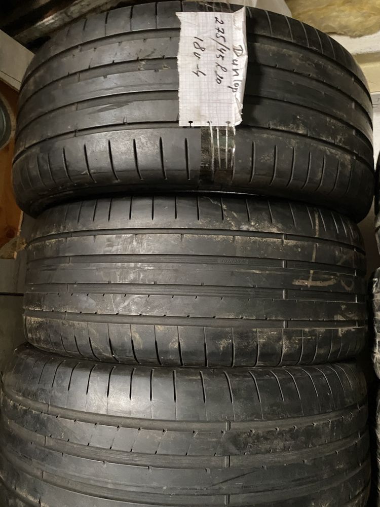 275/45r20 4szt dunlop