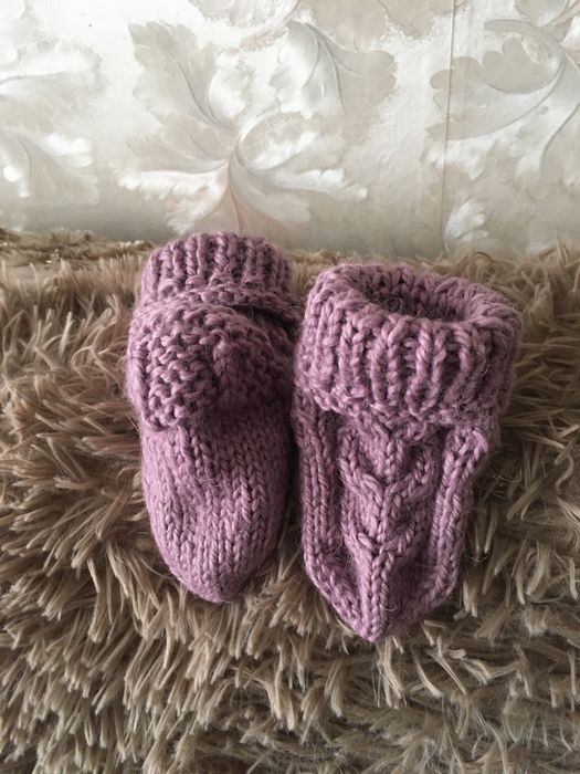 Дитячі вязані шкарпетки /пінетки/