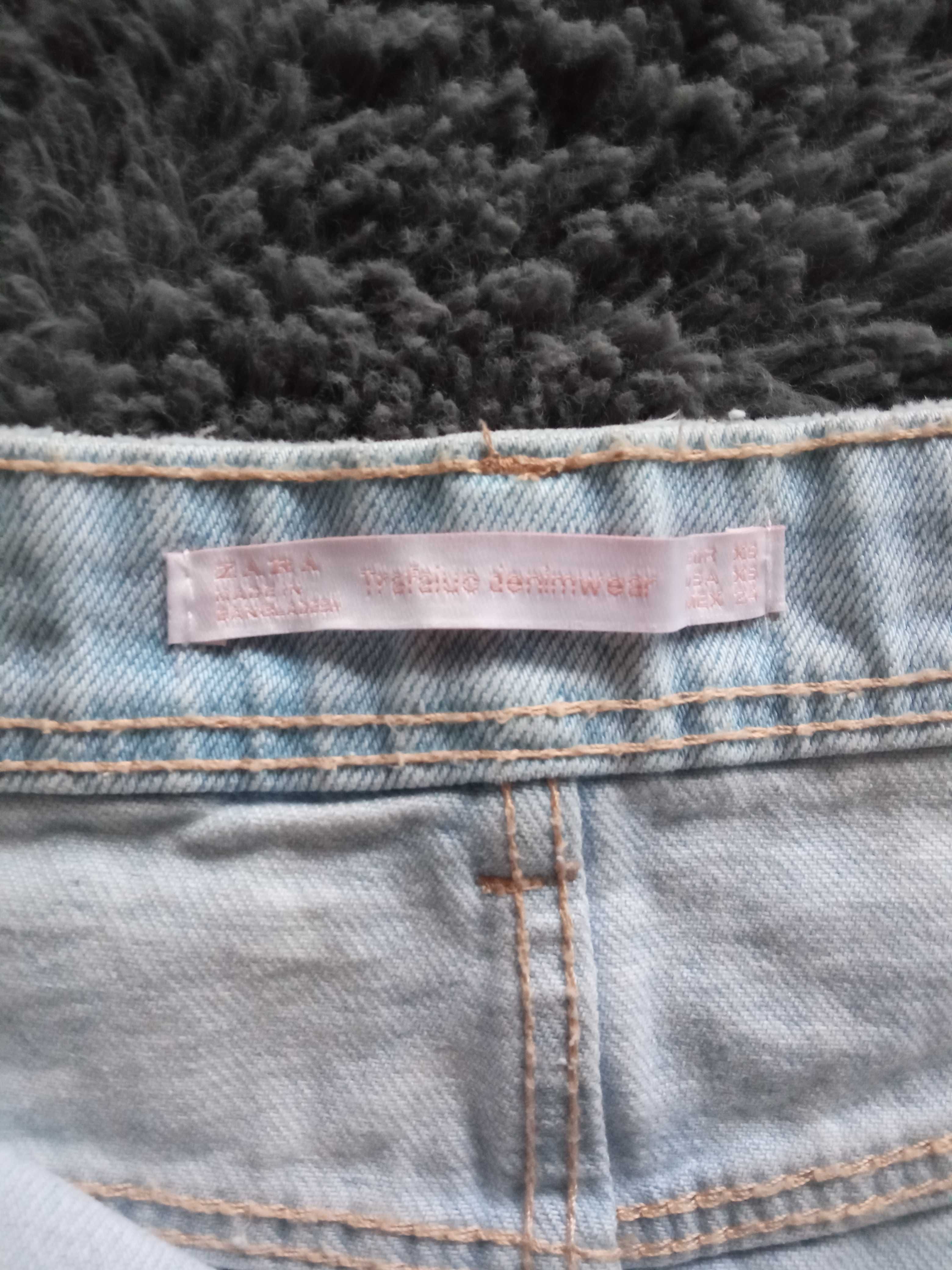 Spódnica jeansowa mini Zara