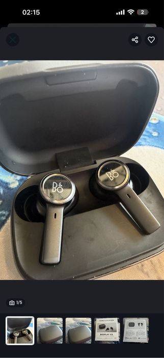 Słuchawki Bang&Olufsen na gwarancji jak nowe
