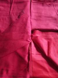 Красная ткань кумач из Красного Уголка СССР Ткань для шитья декора