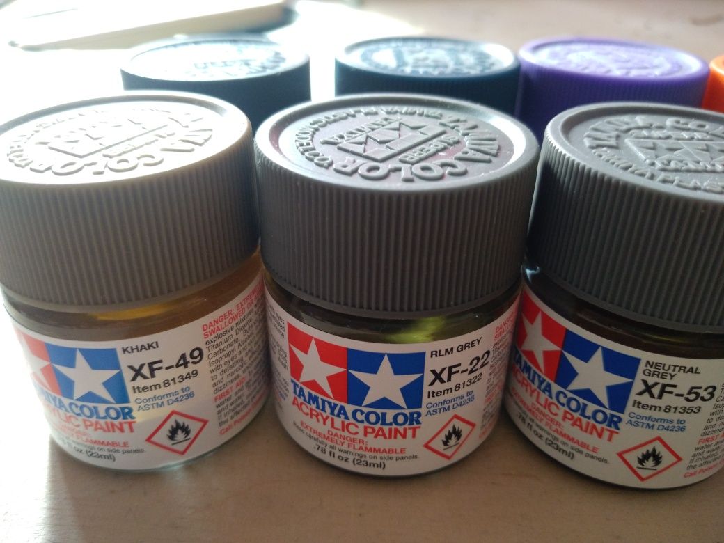 Farby akrylowe modelarskie TAMIYA, 23ml,10ml