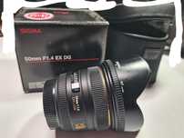Sigma 50 mm 1:1.4 DG HSM mocowanie Canon EF