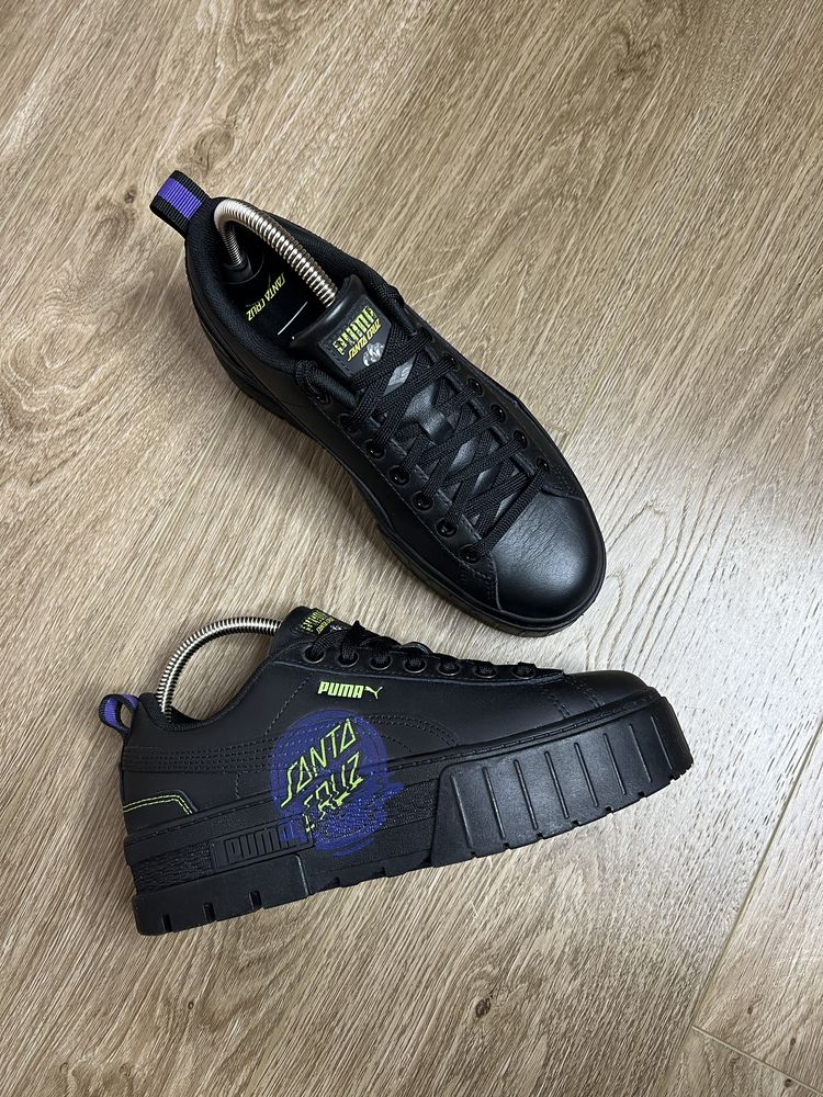 Продам БОМБЕЗНІ жіночі шкіряні кросівки Puma Mayze x Santa Cruz