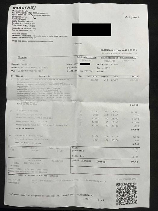 Honda Forza 125 - 4.084 KM ! Carta Carro