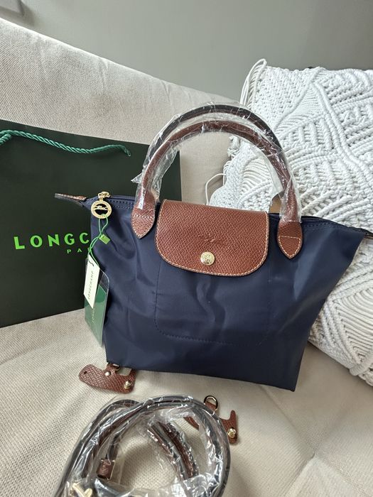 Torebka Longchamp granatowa roz. S