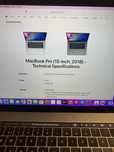 Macbook pro 15 A1990 intel core i9 32Gb/1tb ssd