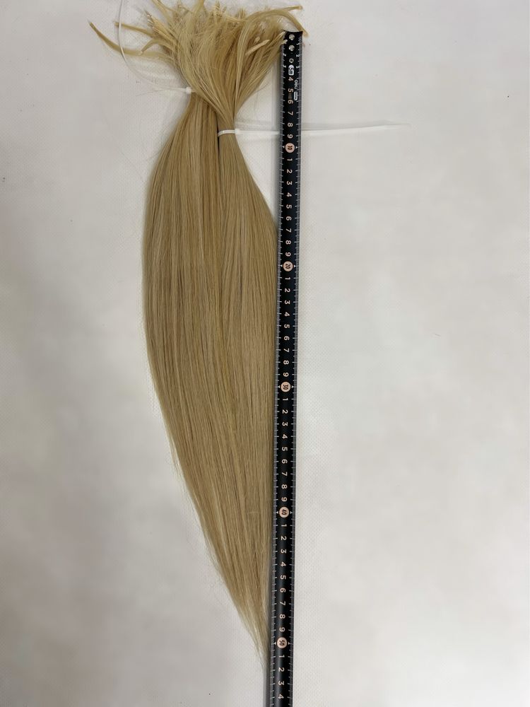 Натуральные волосы для наращивание премиум славянка Блонд