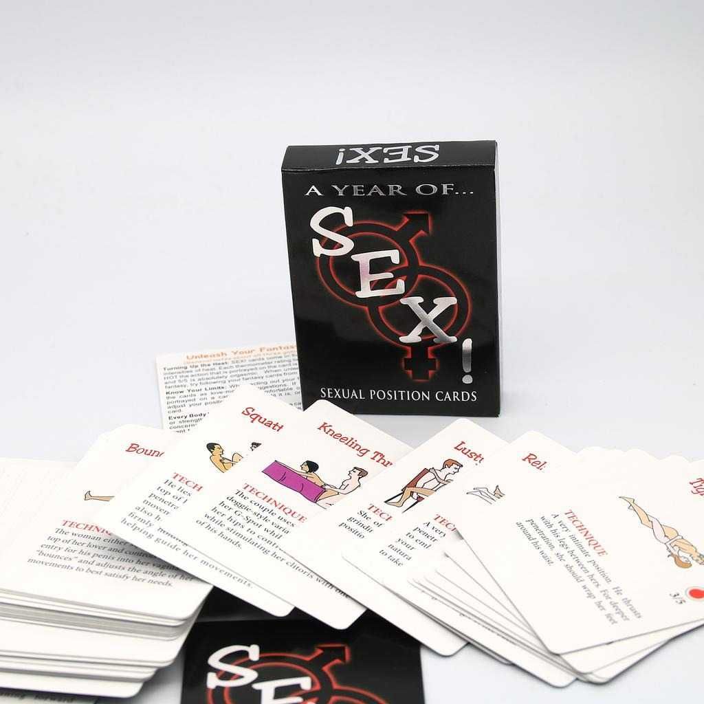 Jogo de cartas / Cartões com Posições Eróticas - Sex Game / Kamasutra