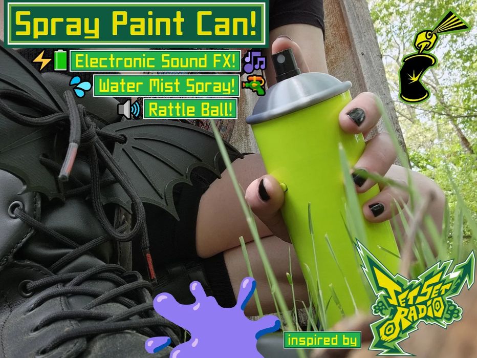 Spray Can Jet Set Radio com Som e Spray