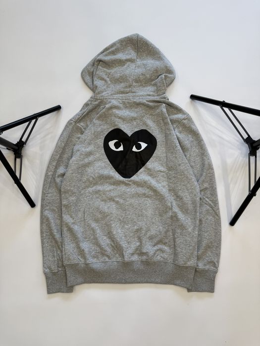 Зіпка Play Comme des Garcons (зип худи плей, зіп худі кдг плей зипка)