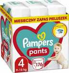 Pieluchomajtki dla dzieci Pampers Pants rozmiar 4 176 sztuk